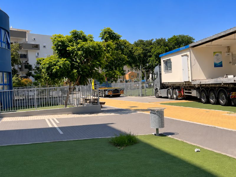 הובלת מבנים בפרויקט המופיע באתר מנופי יוני